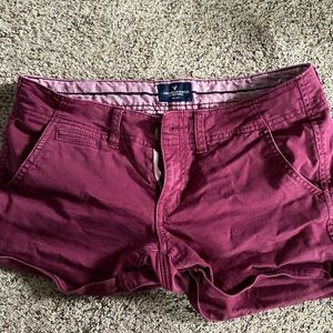 American eagle size 4 low rise shorts loosely worn
